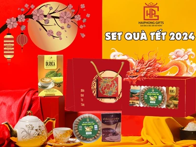 Set quà Xuân Giáp Thìn 2024 đẹp, độc đáo chỉ có tại Quà Tặng Hải Phòng